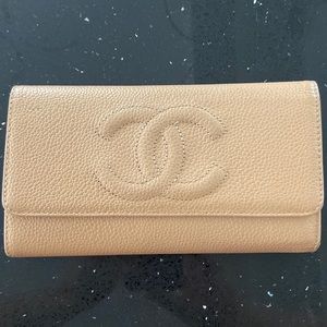 Chanel Caviar Pebbled Leather Wallet